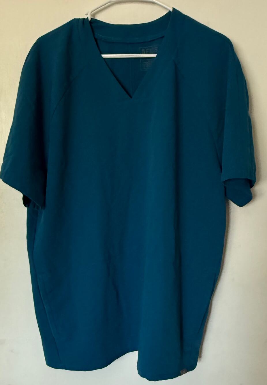 FIGS Women's Technical Collection Teal Scrub Top - Size XL